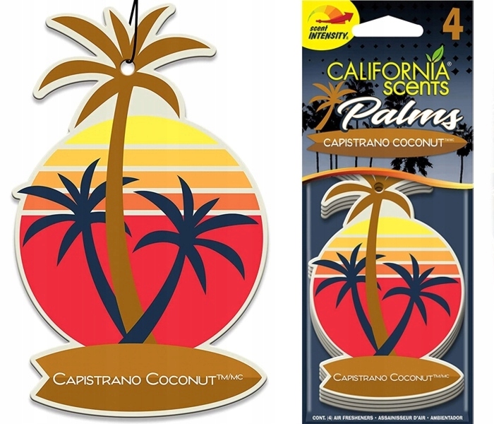 

California Scents Palma Coconut kokos Zawieszka
