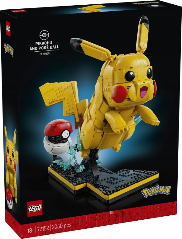 72152 Lego Pokémon Pikachu a Pokéball