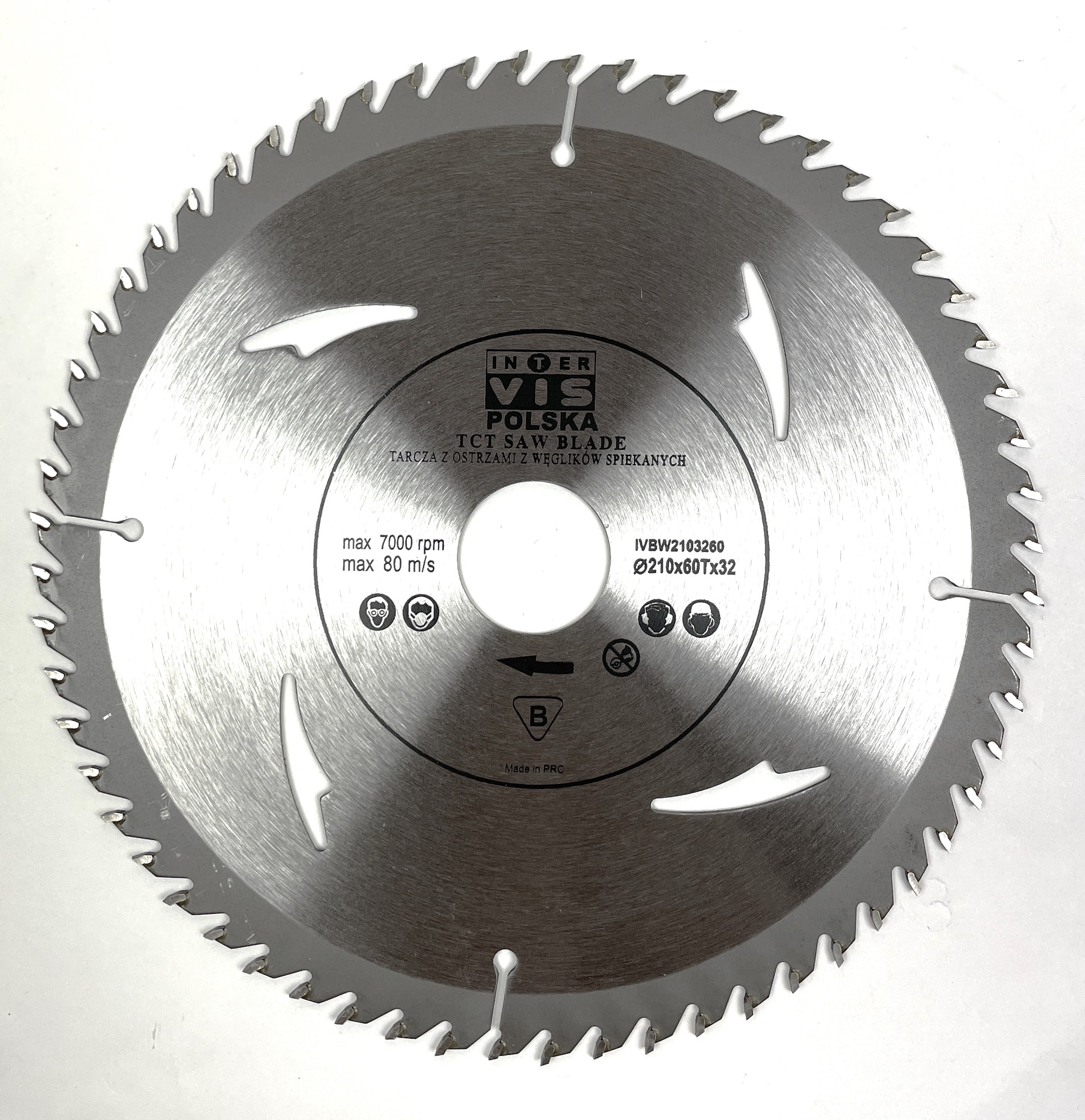 

Tarcza do drewna 210x32mm, 60 zęby, widiowa