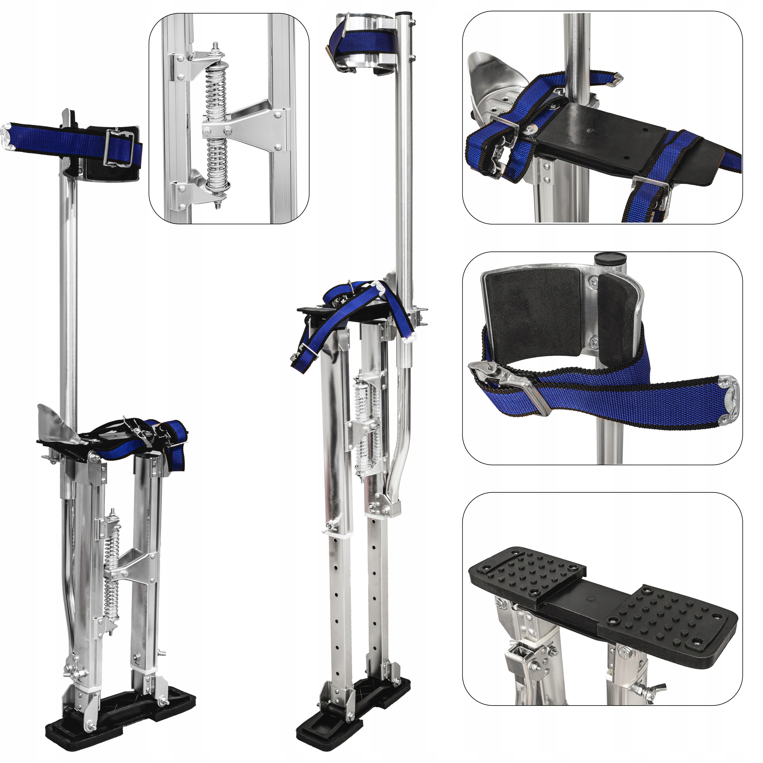 Stavebné Maliarske Kliešte Nastaviteľné 46-76 CM, Hliníkové, Ľahké, 120 Kg