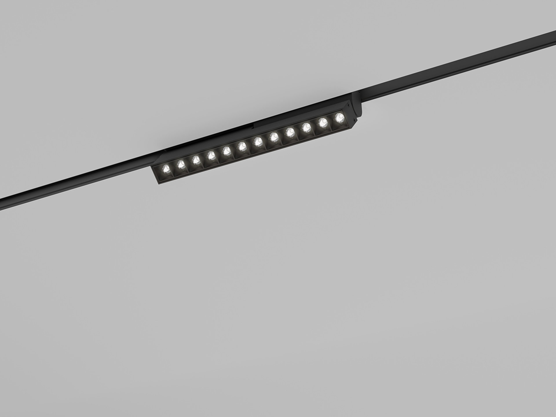 LED2 6092333D Maglaser Tilt, B Dali DIM 15W 3000K čierna