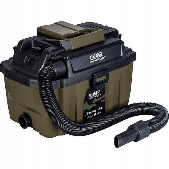 Narex Camouflage Cvp 10-2 Basic aku vysávač 20V, objem 10l, mokré sanie, prí