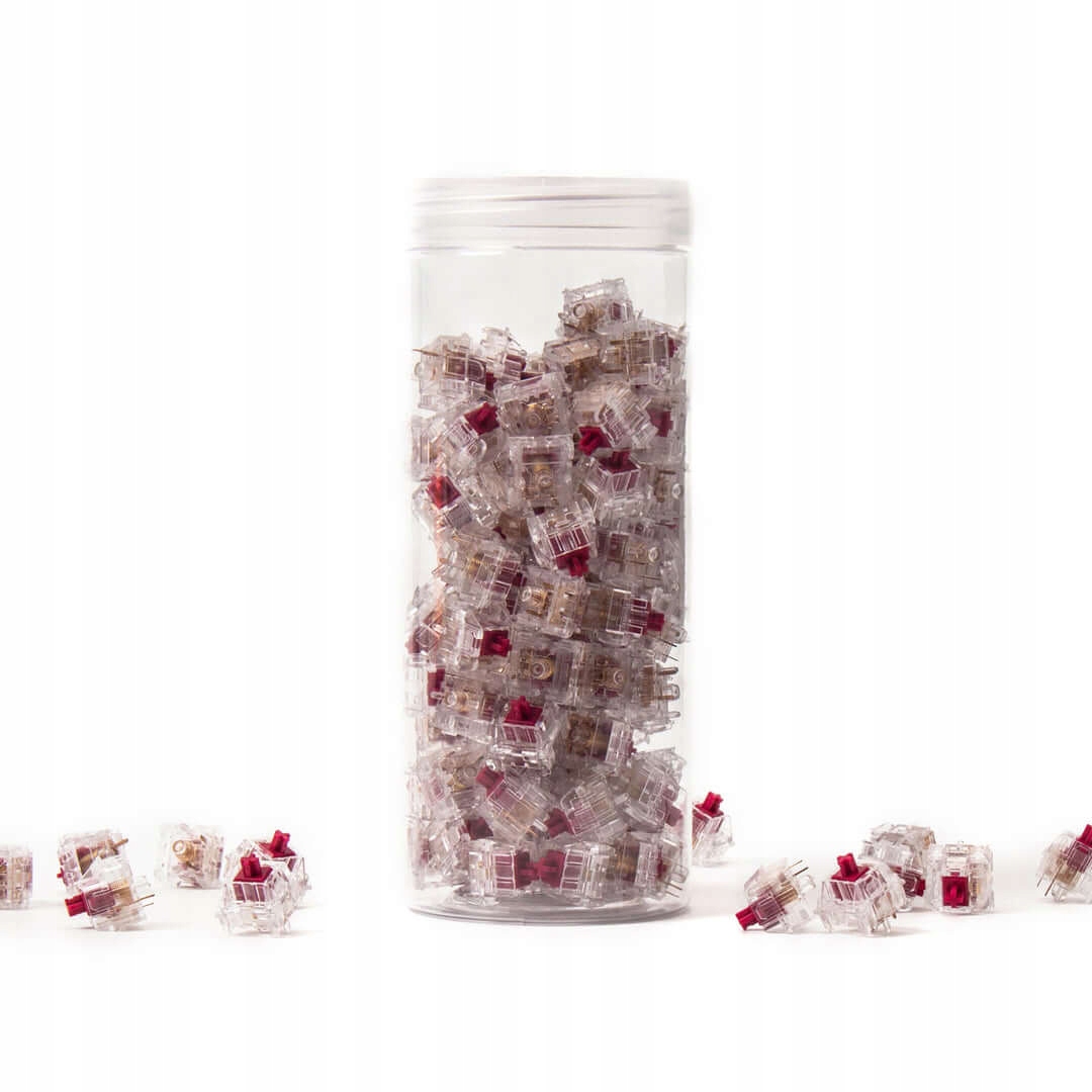 Kailh Přepínače pro klávesnici Crystal Burgundy Pro
