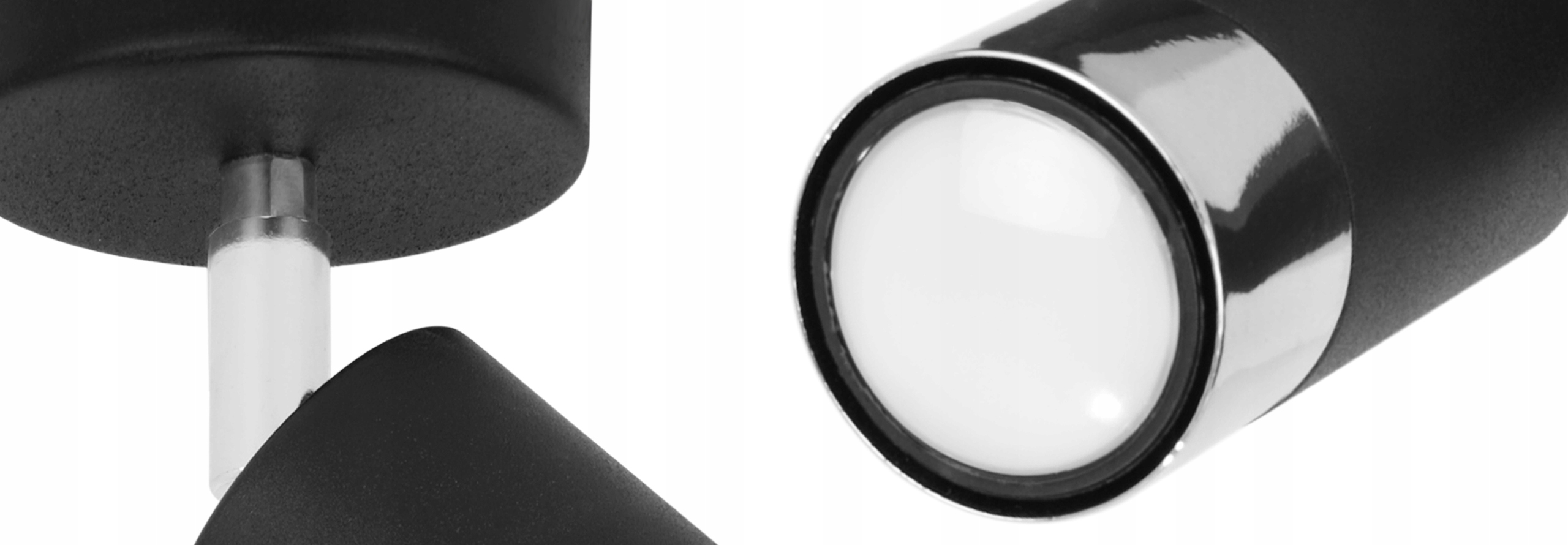 REFLEKTOR SUFITOWY ŚCIENNY GU10 KINKIET SPOT LED Długość/wysokość 18 cm