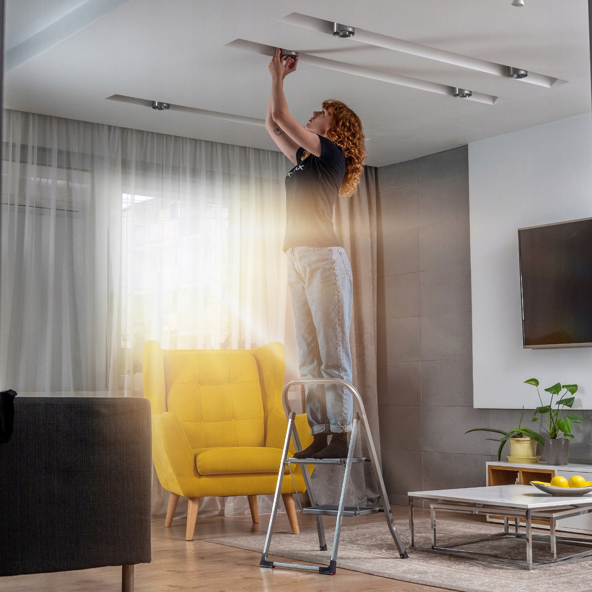 DRABINA DOMOWA DRABINKA 2 STOPNIOWA SKŁADANA STALOWA 150kg SOLIDNA LEKKA Marka Kadax