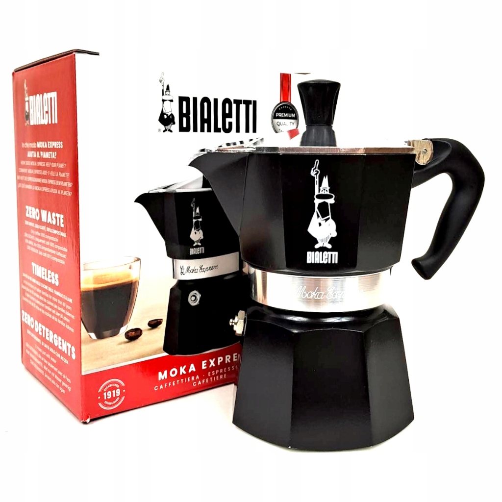 Kawiarka Bialetti Moka Express 3tz czarna