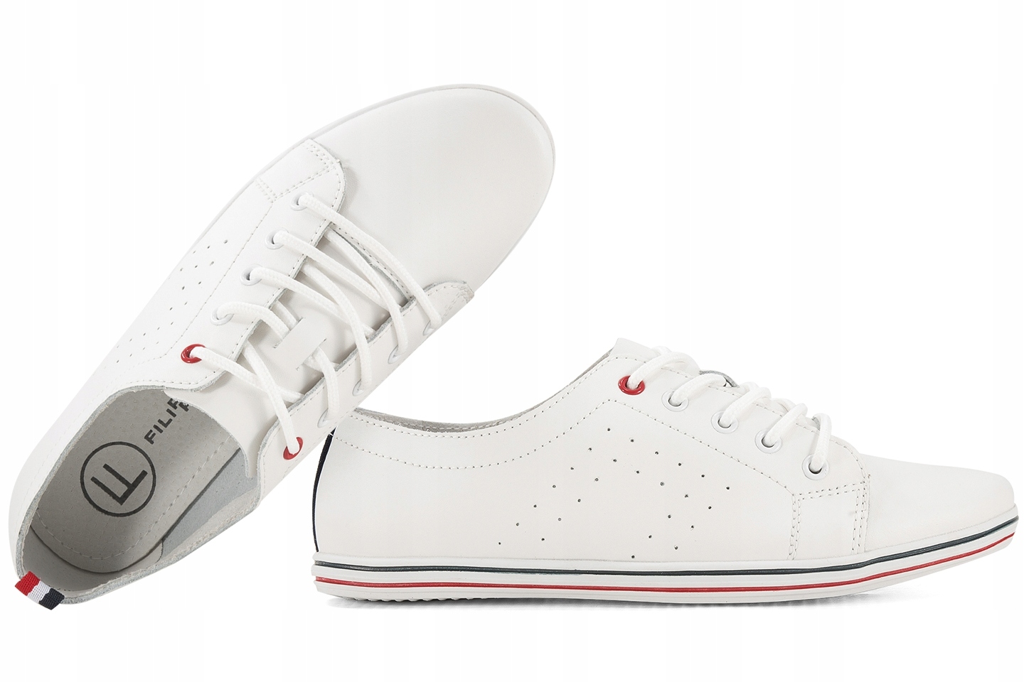 Filippo DP073 Dámské Prolamované Polobotky Sportovní Tenisky Kůže 37