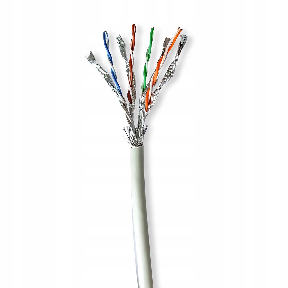 KABEL SIECIOWY SKRĘTKA LAN RJ45 CAT6+ KABEL ANTENOWY Coaxial NEDIS 25M