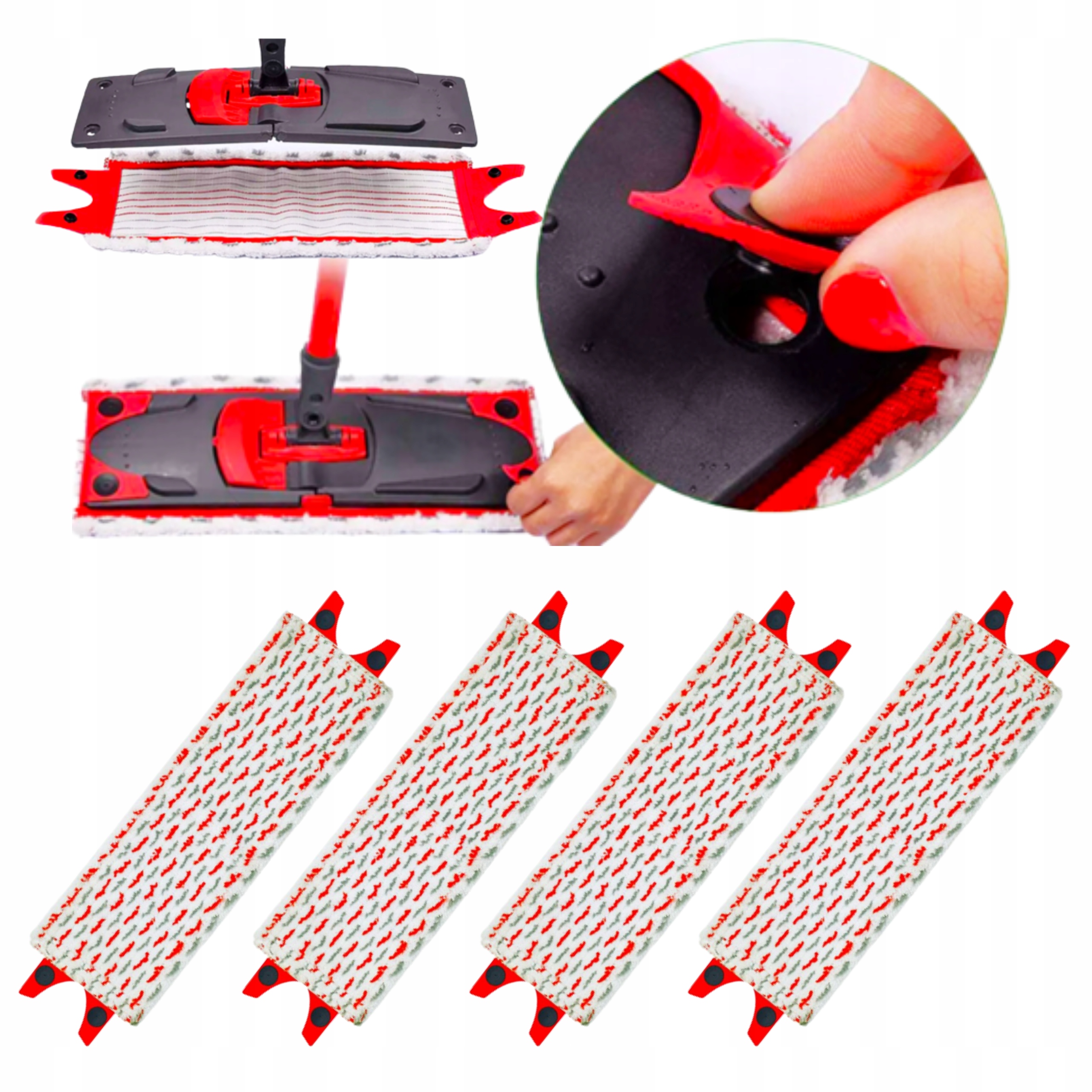 Levně Vložka Do Mopu 4X Vileda Ultra Max XL Ultra Mat XL Náhrada Vložka Do Mopu