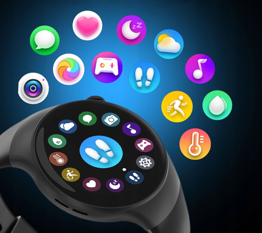 SMARTWATCH MĘSKI Rubicon RNCE87 - WYKONYWANIE POŁĄ Typ naręczny