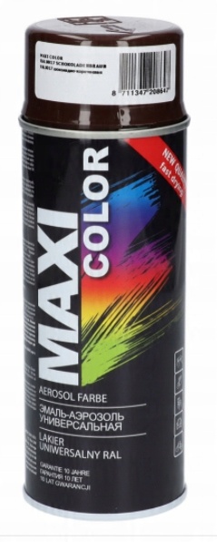

Maxi Color Ral 8017 Farba Lakier Brązowy Czekolada