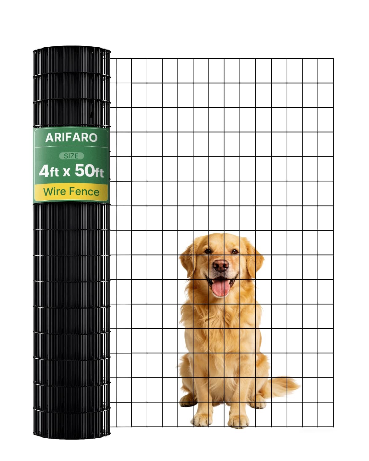 Drátěná síť Arifaro 12 m x 15.2 m, otvory 5 x 75 cm, povrchová úprava Pvc, pozink