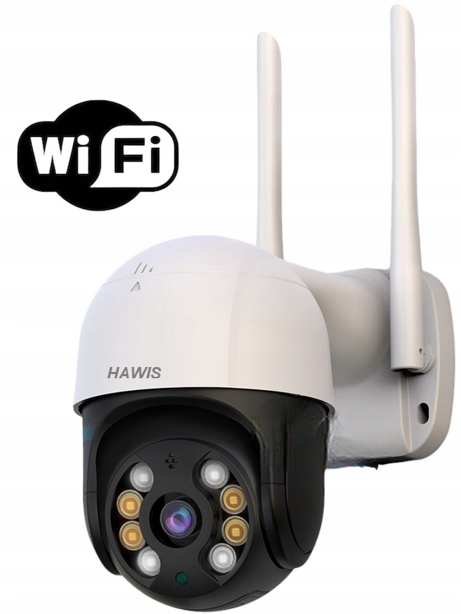 Venkovní Otočná Kamera Hawis 8MPX 4K Smart Aplikace Voděodolná Zoom