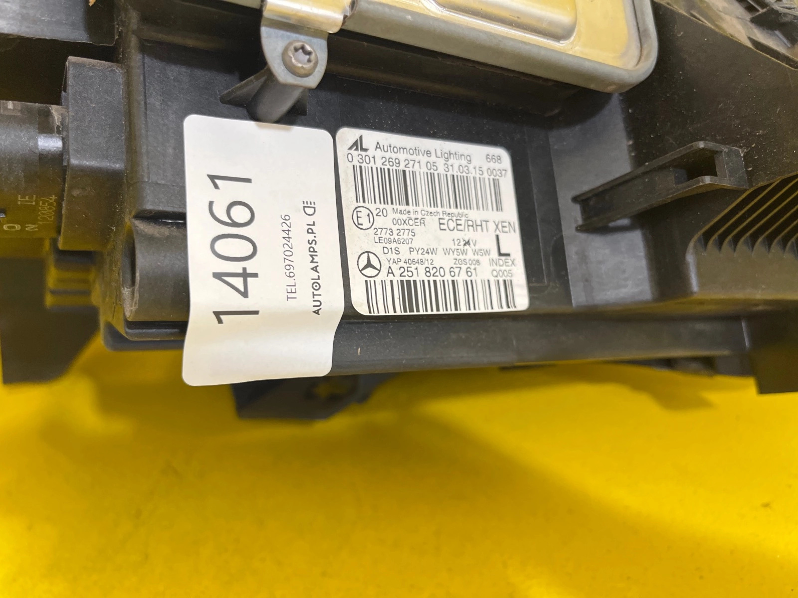 light left MERCEDES R 251 LIFT XENON