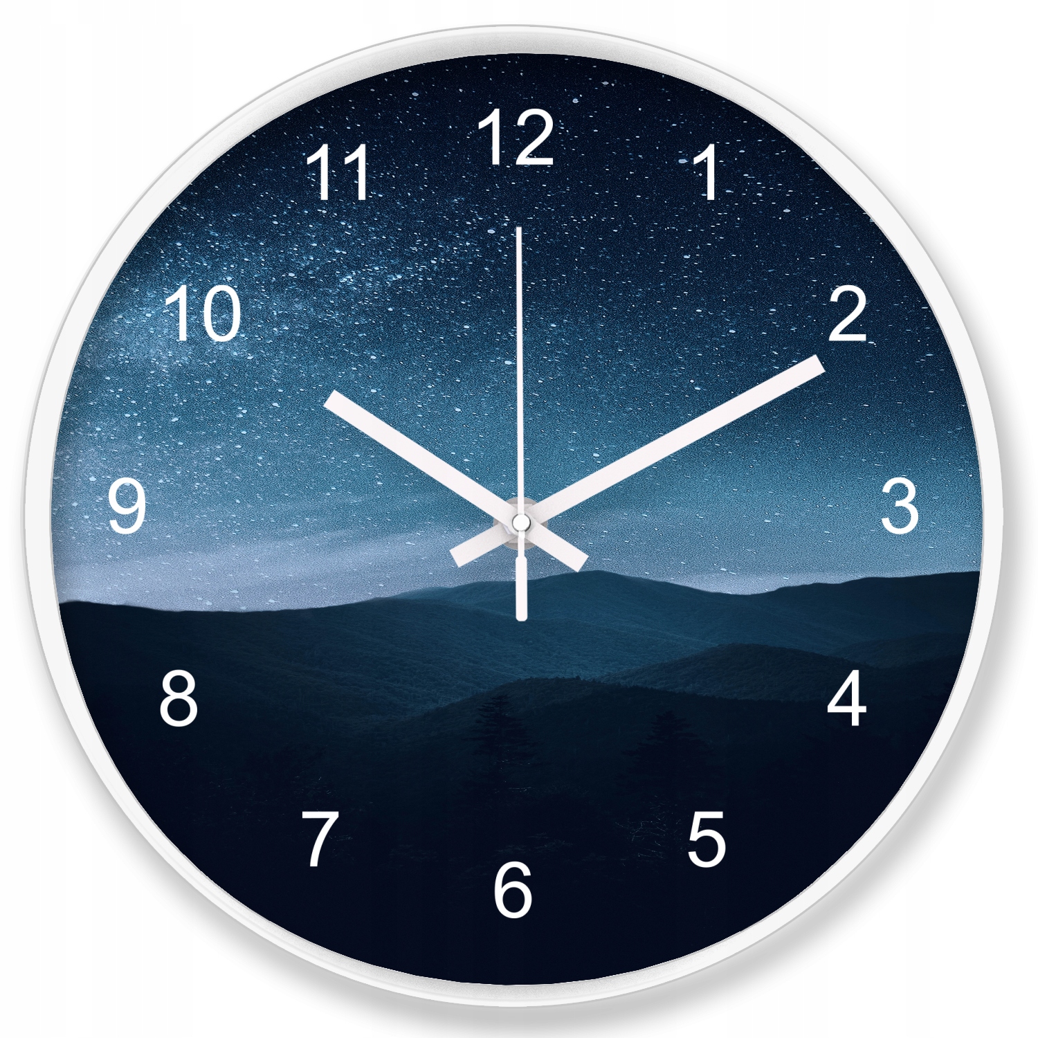 

Nowoczesny zegar do sypialni salonu Gwiazdy 25 cm