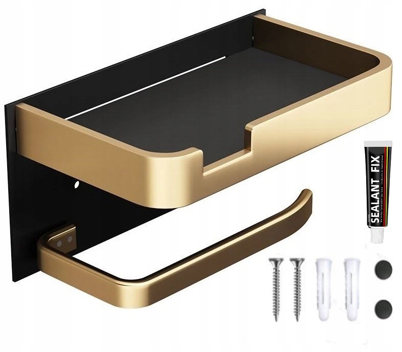 

Uchwyt Na Papier Toaletowy Z Półką Loft Taśma