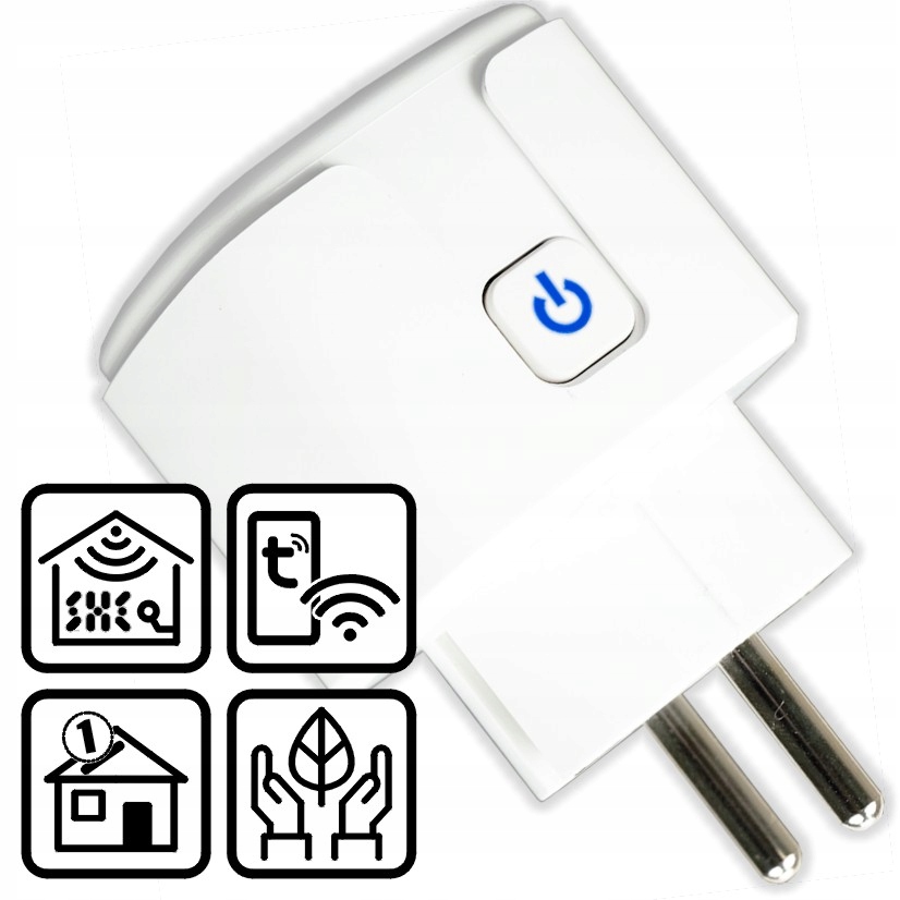 Inteligentne gniazdko Wifi Tuya Smart + watomierz Marka Wertberg