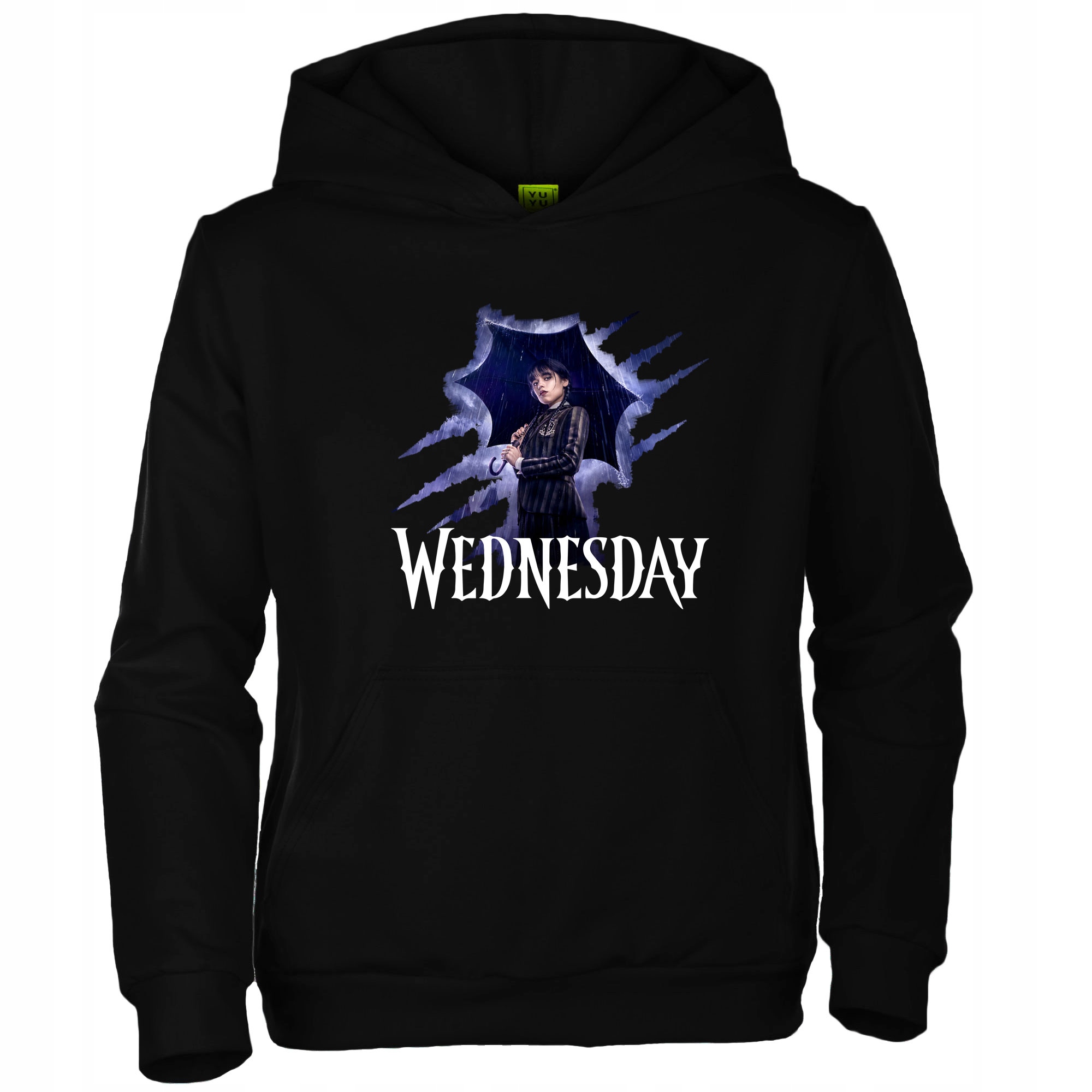 

Bluza Czarna Wednesday Parasol Addams 116/122