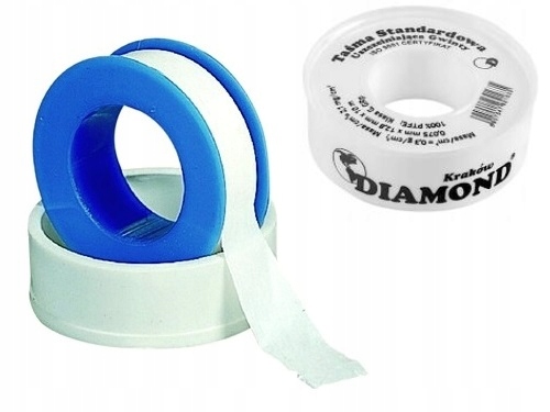 

Taśma uszczelniająca teflonowa do wody rur gwintów