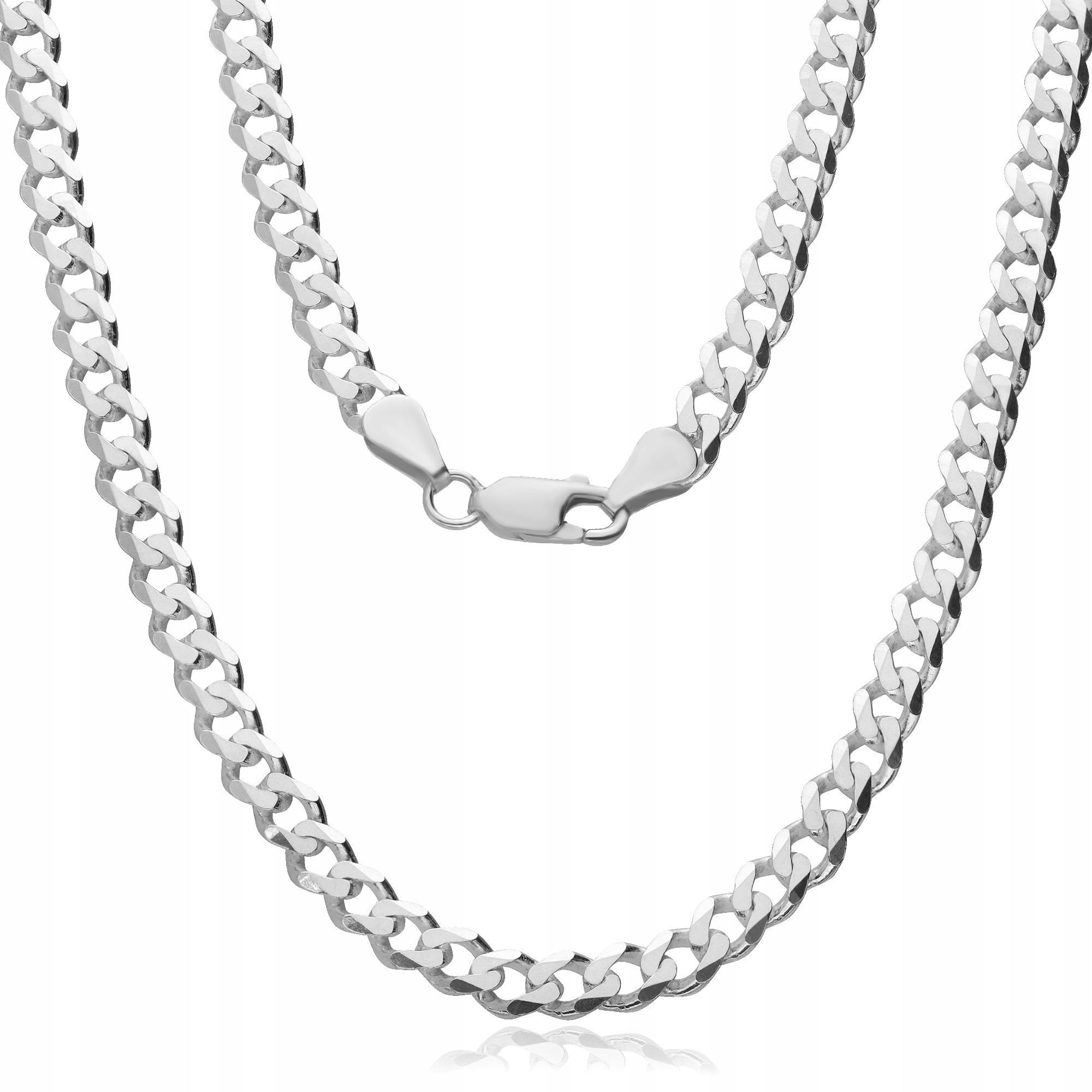 Pancerka Stříbrný Řetízek Dámský Pánský 60 cm