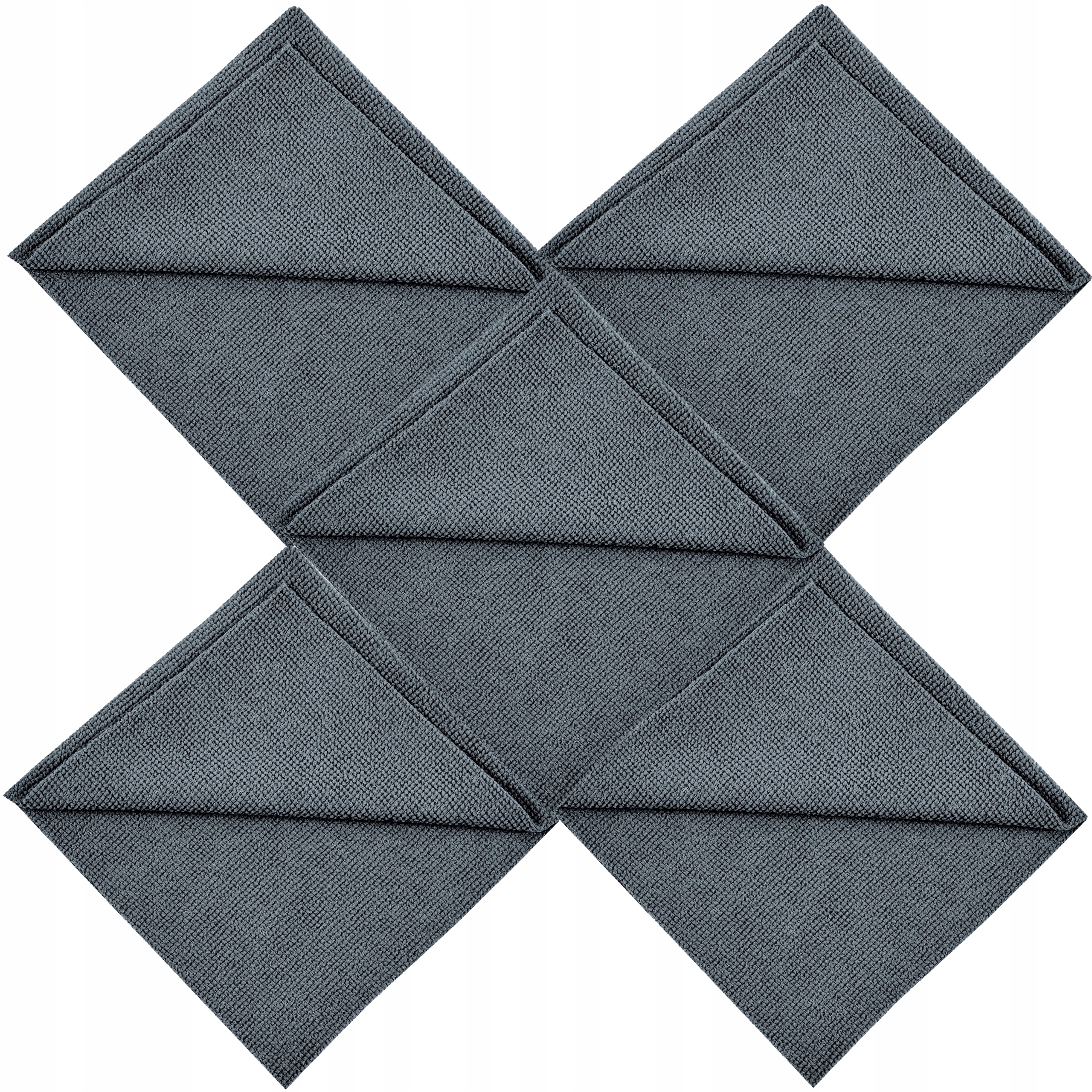 5 X Miękka Mikrofibra Bezszwowa 30x30cm Do Polerowania Detailingu Qd Wosk