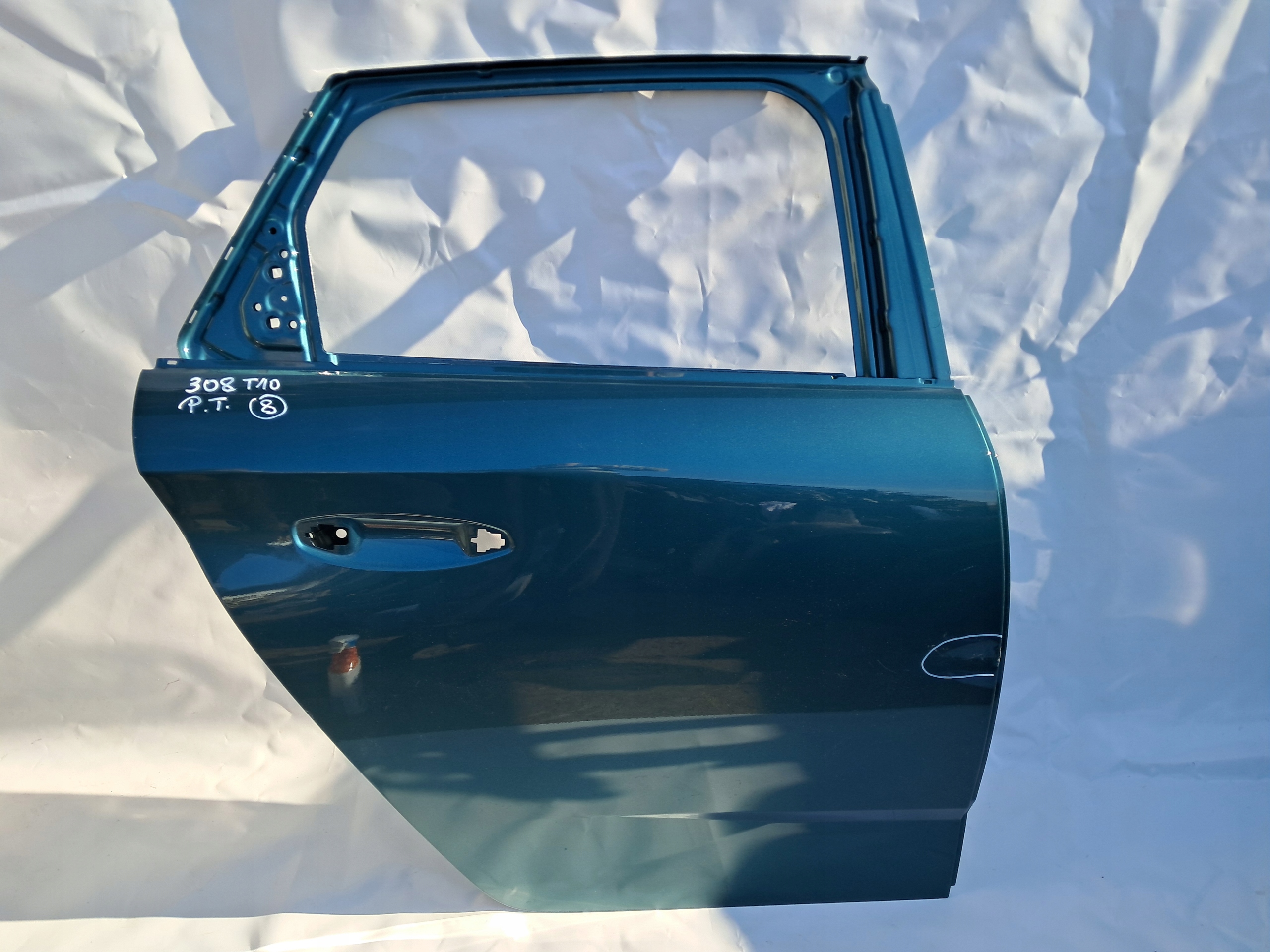 Peugeot 308 F Tür Hinten Rechts Door Porta Porte - Thumbnail 1