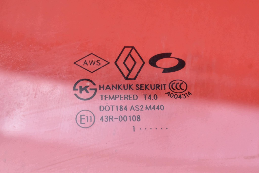 window side left rear part rear RENAULT LATITUDE 1 and sedan 10-14