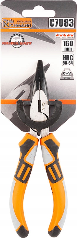 

C7083 Szczypce Półokrągłe Gięte Wydłużone 160mm