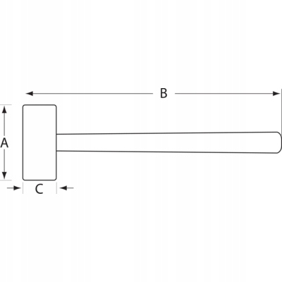Młot dwuobuchowy nierdzewny 2000 g BAHCO Marka Bahco