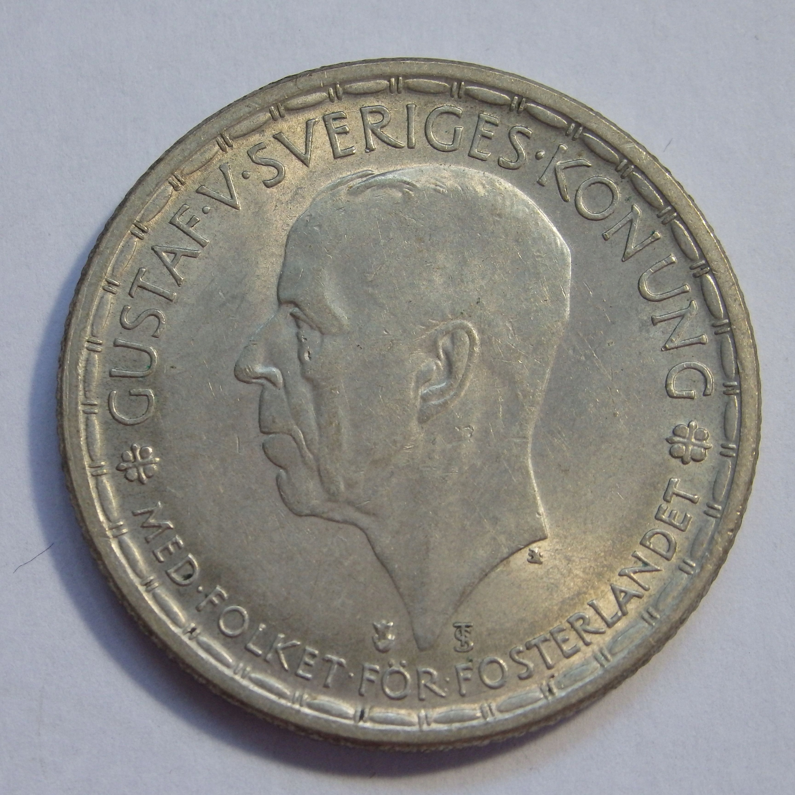 2 Korony, Szwecja, 1946r. Ag M2406