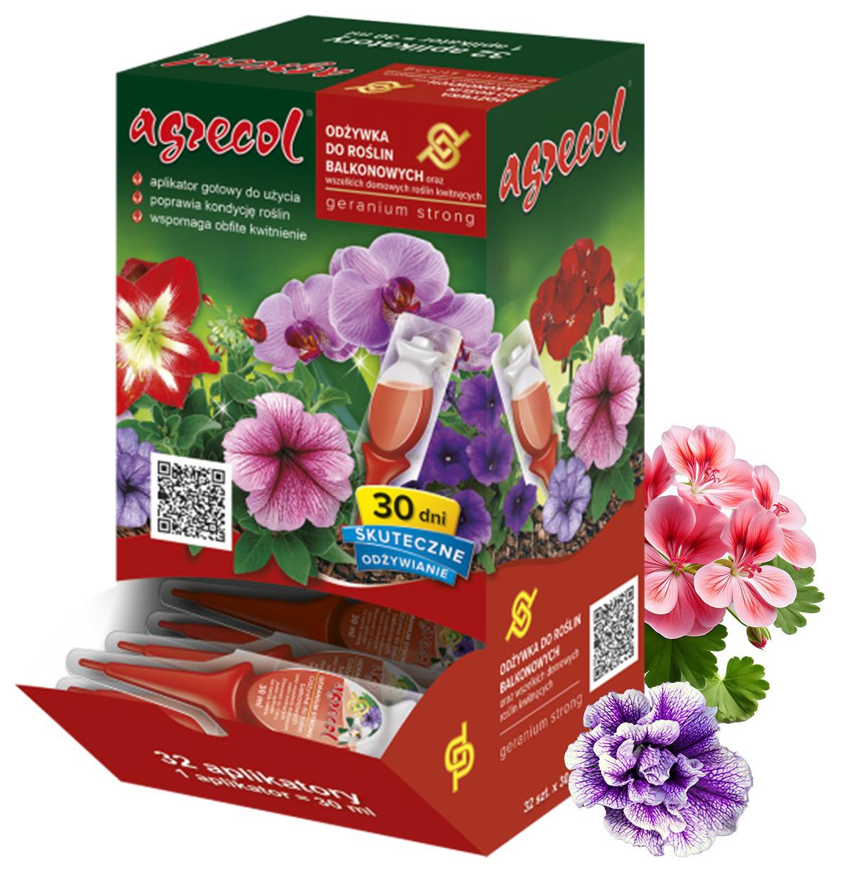 32 x Hnojivo Elixír Pro Kvetoucí Pokojové Rostliny s krásnými svěžími květy Agrecol