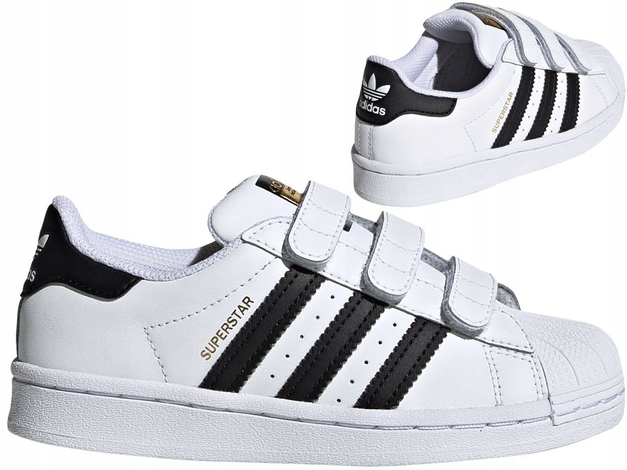 

Buty Dziecięce Adidas Supestar Na Rzepy Trampki