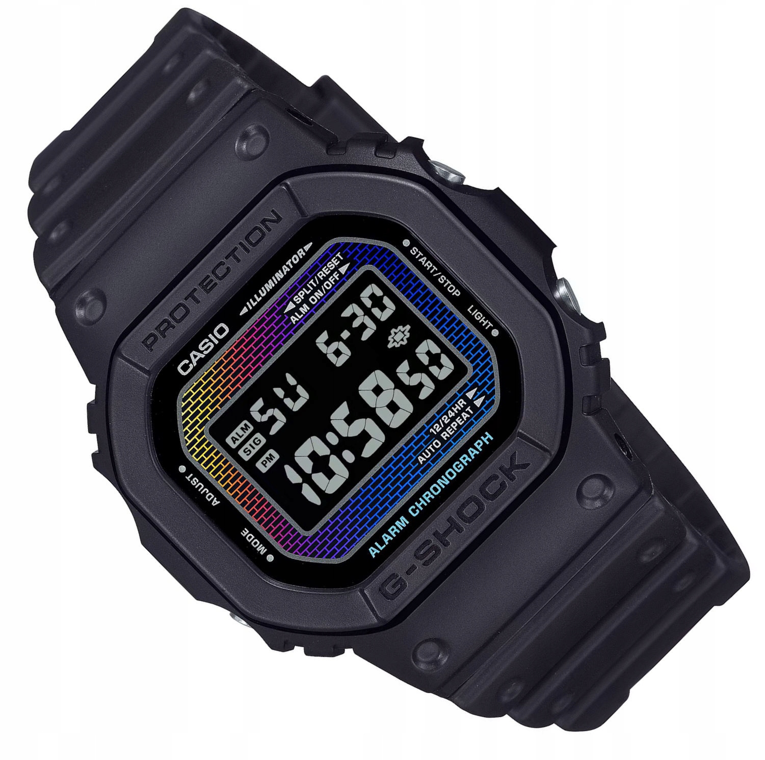Černé Odolné Sportovní Hodinky Casio G-shock DW-5600RW -1ER Kostka