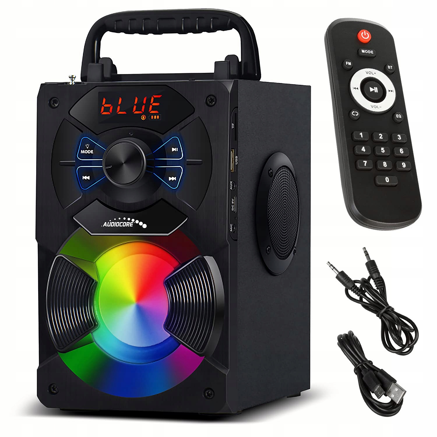 Audiocore Głośnik przenośny 11W Bluetooth 5.0 z pilotem