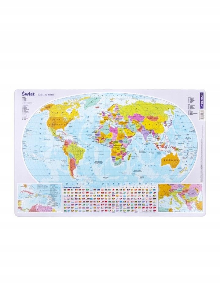 Podkładka na biurko świat