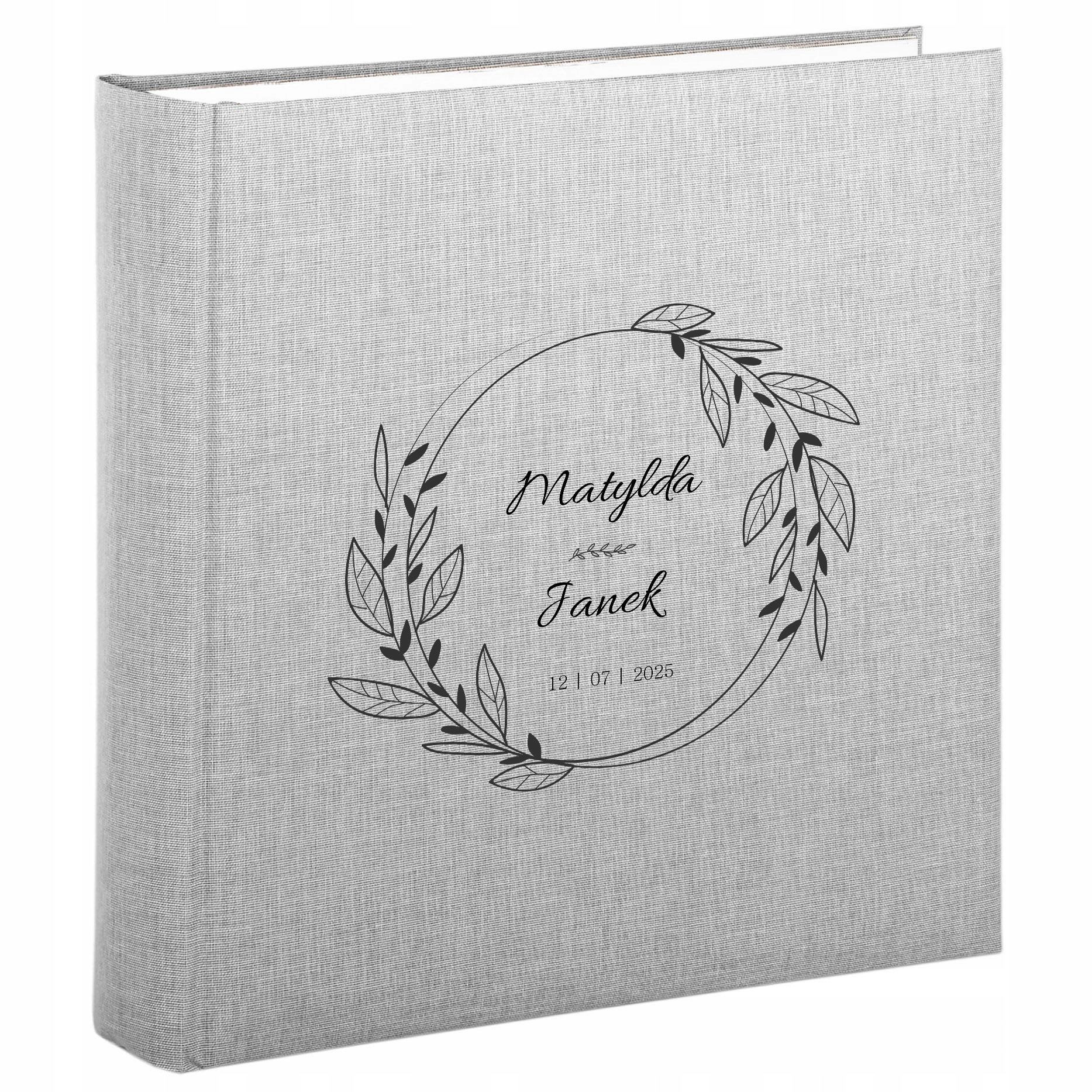 Album zdjęcia wklejane Ślub Rocznica dla Par 50 kart Twój nadruk Goldbuch