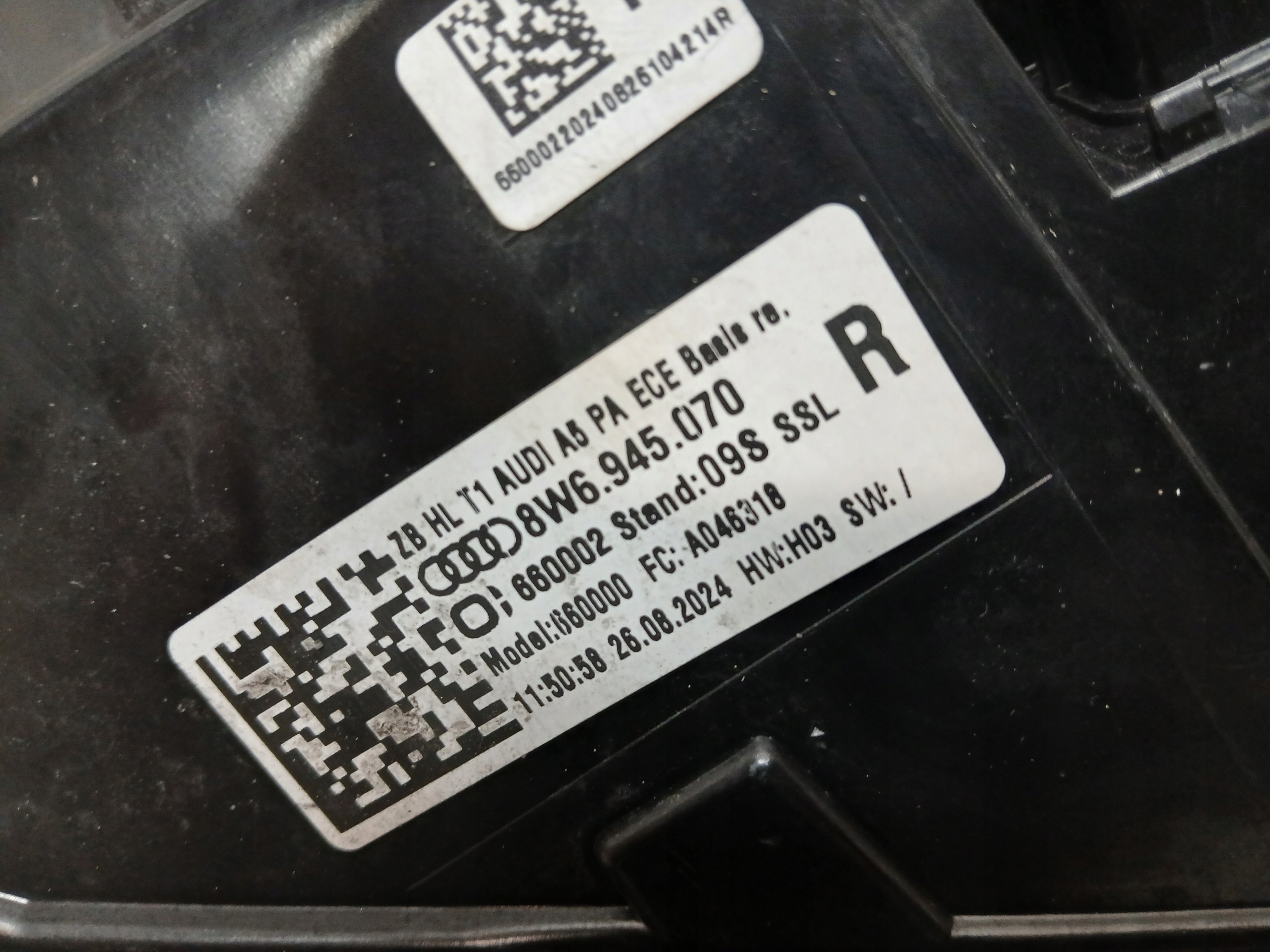 light rear part right AUDI A5 8W6 LIFT LED 8W6945070