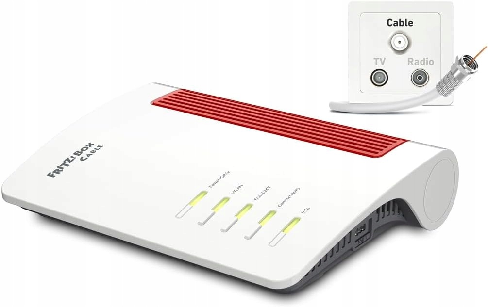 Router Wi-fi 7 Fritz! Box 6670 Modem Kablowy 2,5 Gigabit Modem Access Point