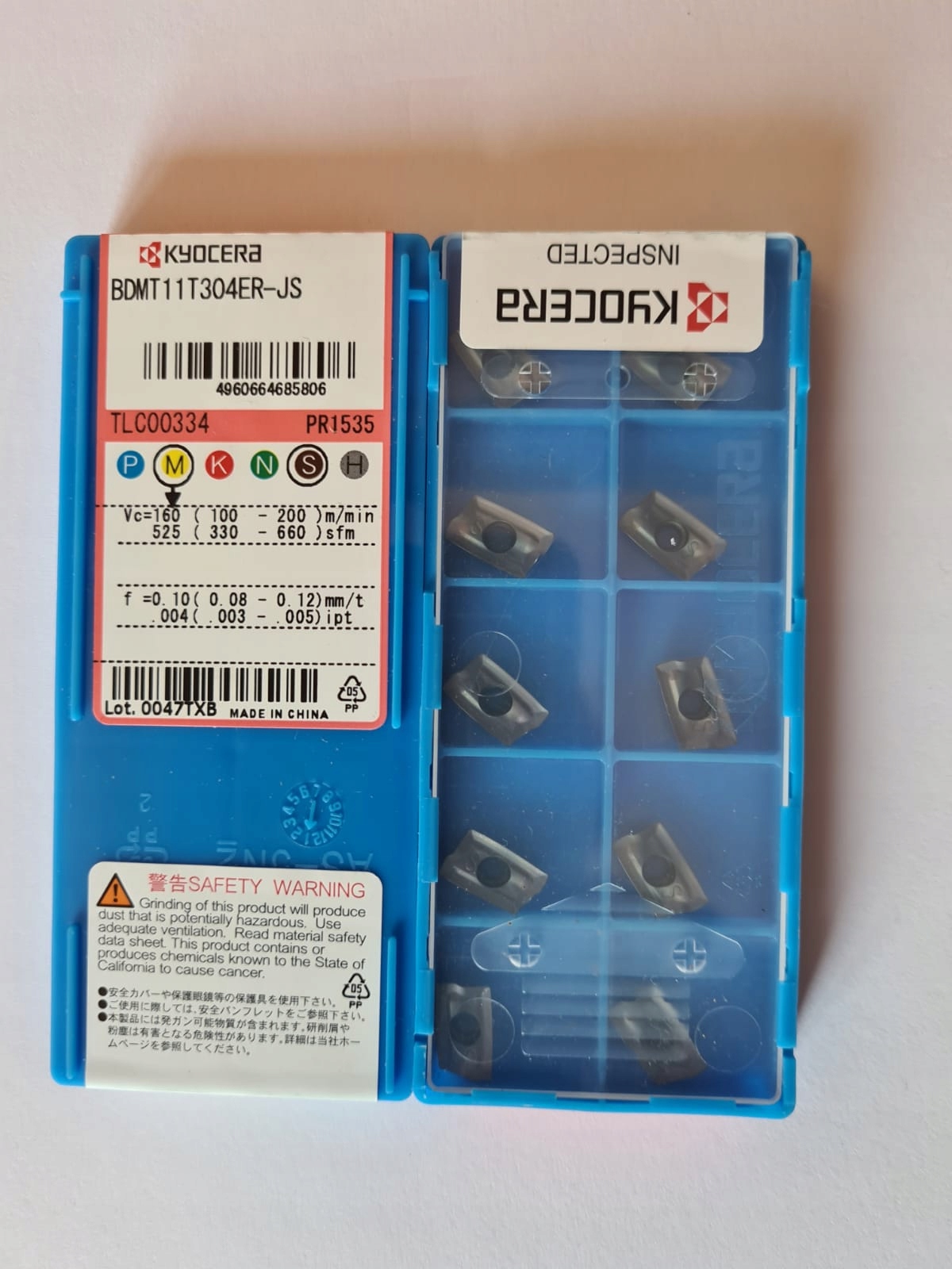 Płytki BDMT 11T304ER-JS KYOVERA PR1535