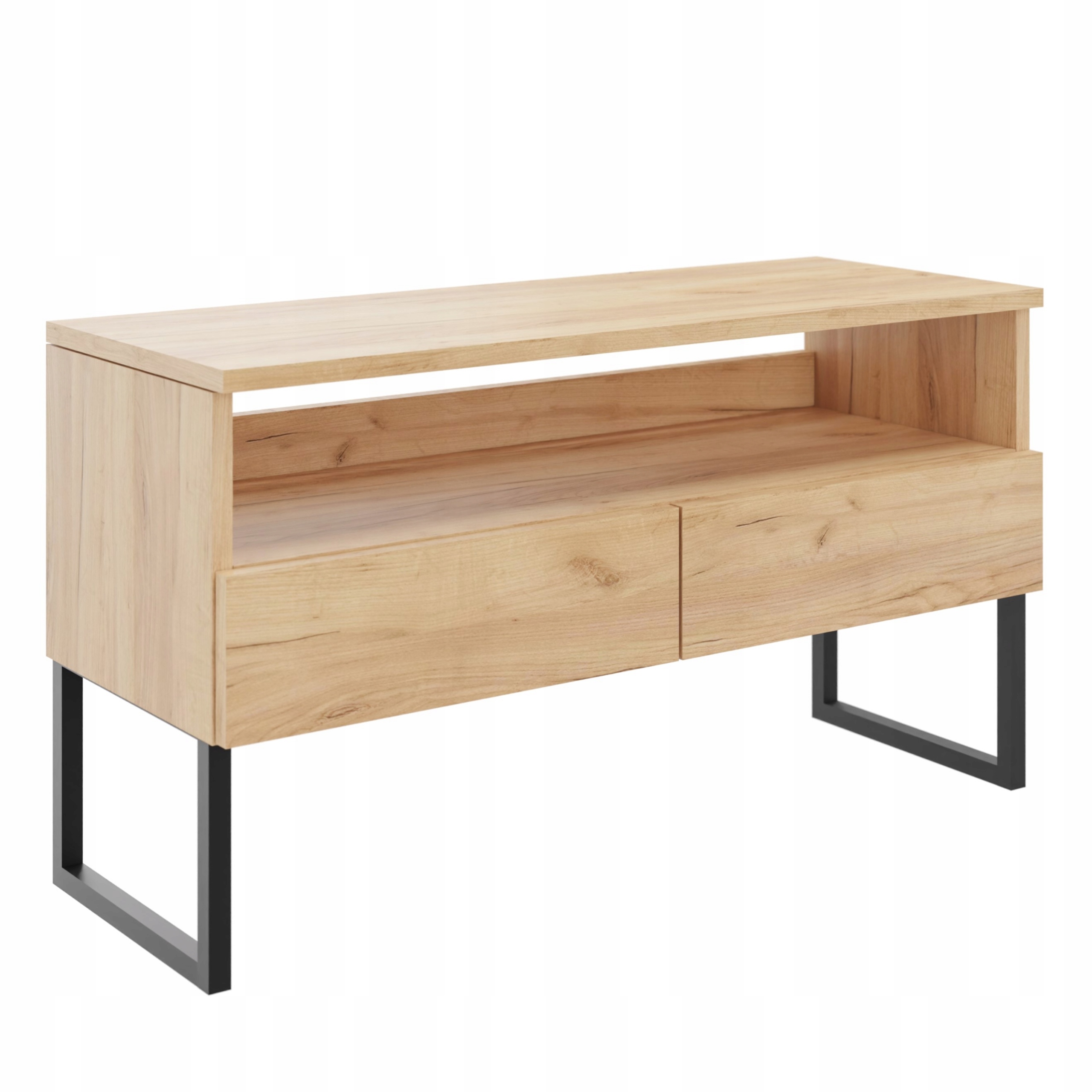 Konzolový Stolek, stolek, Rtv komoda s nožičkami, klikací tlačítko, šířka 80 cm