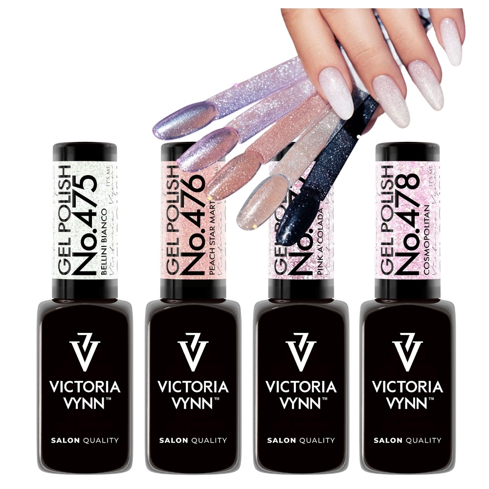 Victoria Vynn Lakier Hybrydowy Cała Kolekcja Midnight Spritz 4x8ml Zestaw