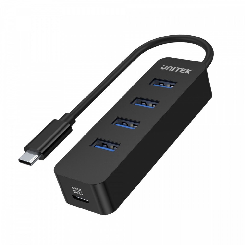 Hub Usb-c; 4x Usb-a 3.1; Aktywny; 10W; H1117B