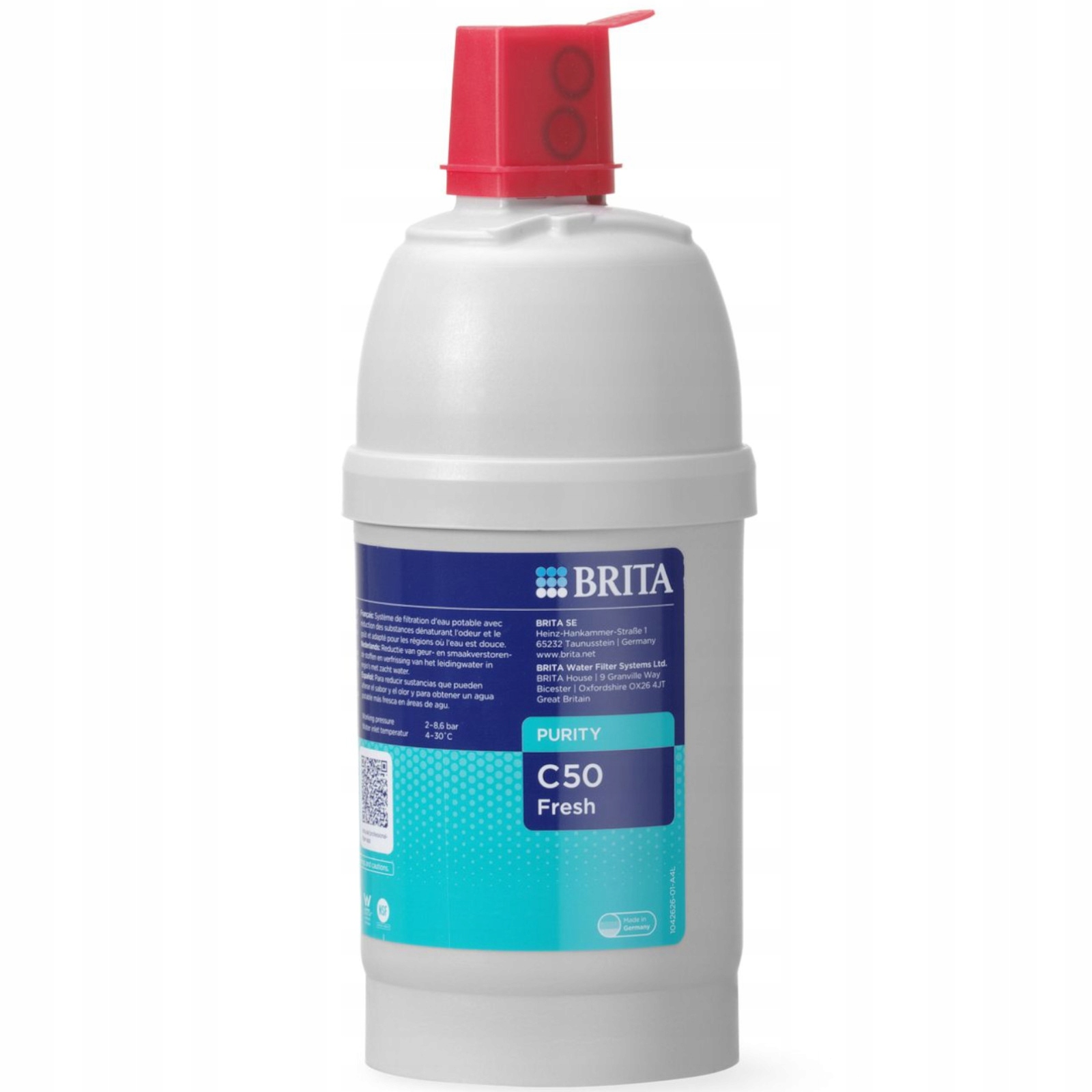 Filtr na vodu Brita Purity 3-krokový C50 uhlíkový průtok 60 l/h