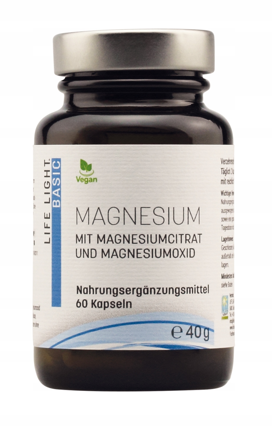 MAGNEZ MAGNESIUM LIFE LIGHT 60 KAPSUŁEK