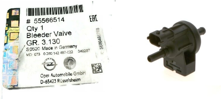 55566514 - OPEL MERIVA B 1.4 ВЫПУСКНОЙ КЛАПАН ОРИГИНАЛ