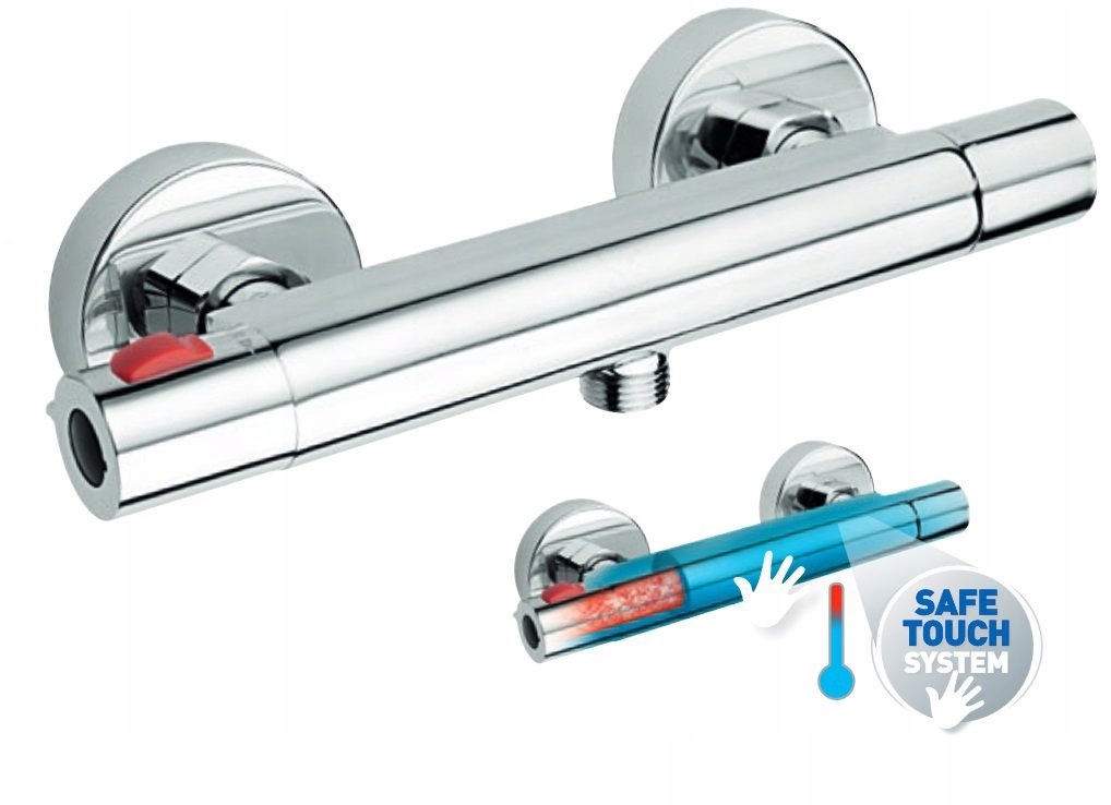 Sprchová batéria Ferro Trinity strieborná