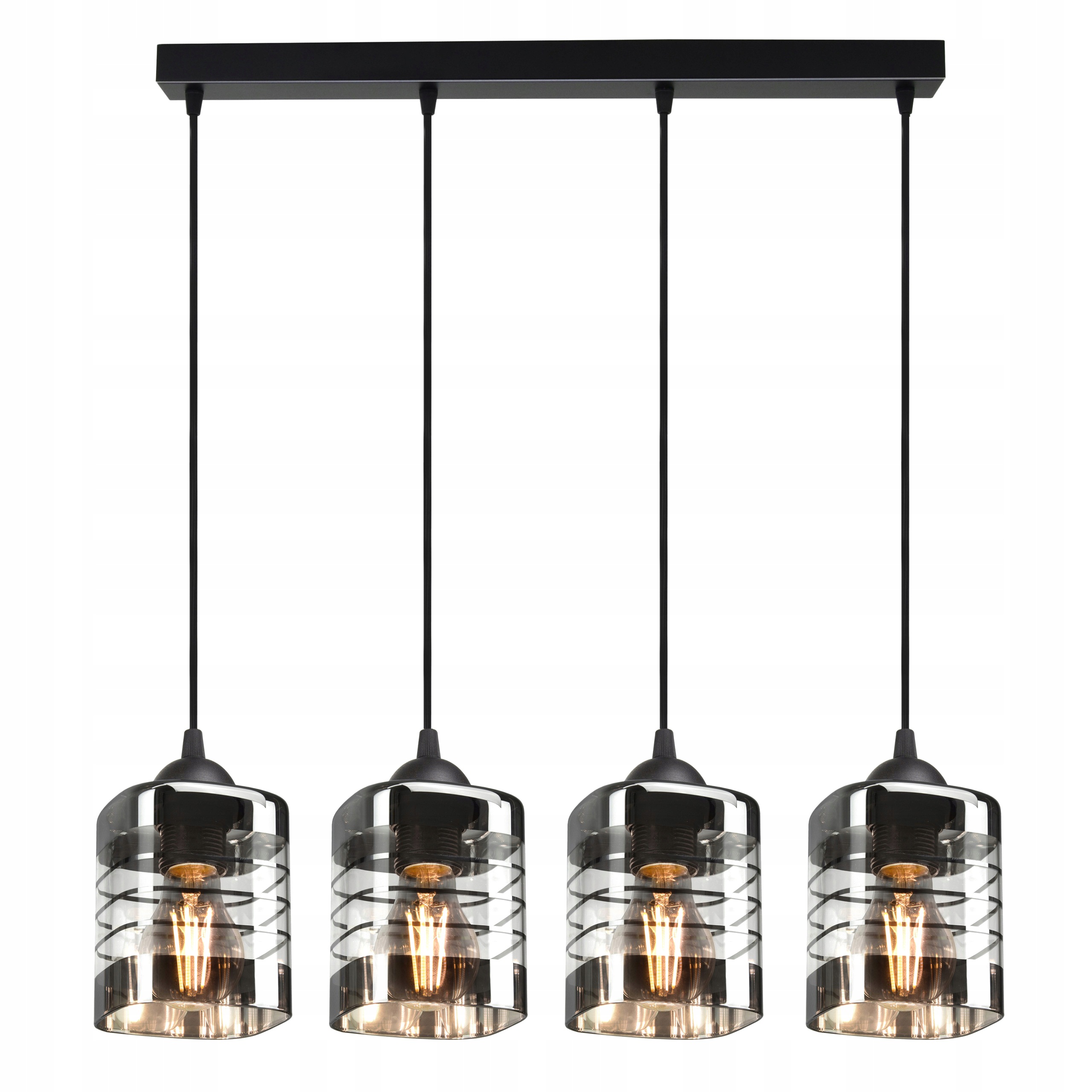 Skleněná Závěsná Stropní Lampa Lustr Stropní Svítidlo Led