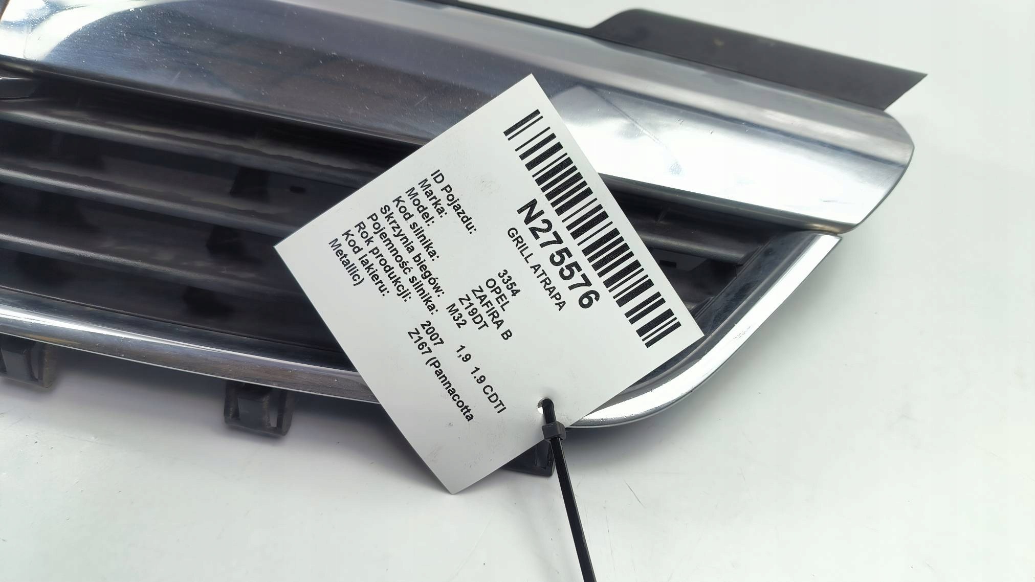 Grill Grill 13157590 OPEL ZAFIRA B