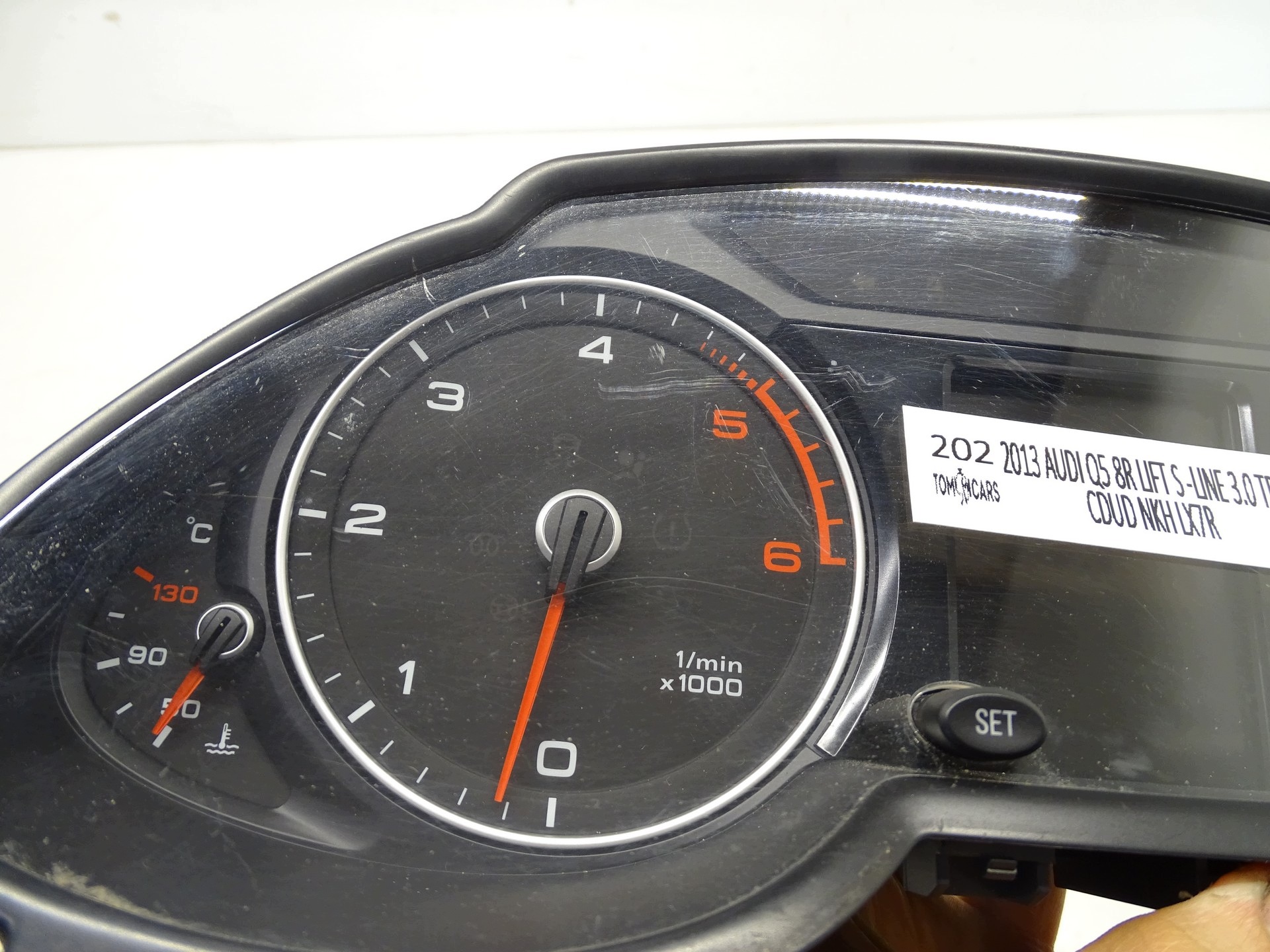 dials clock AUDI Q5 8R 3.0 TDI UK 8R0920981