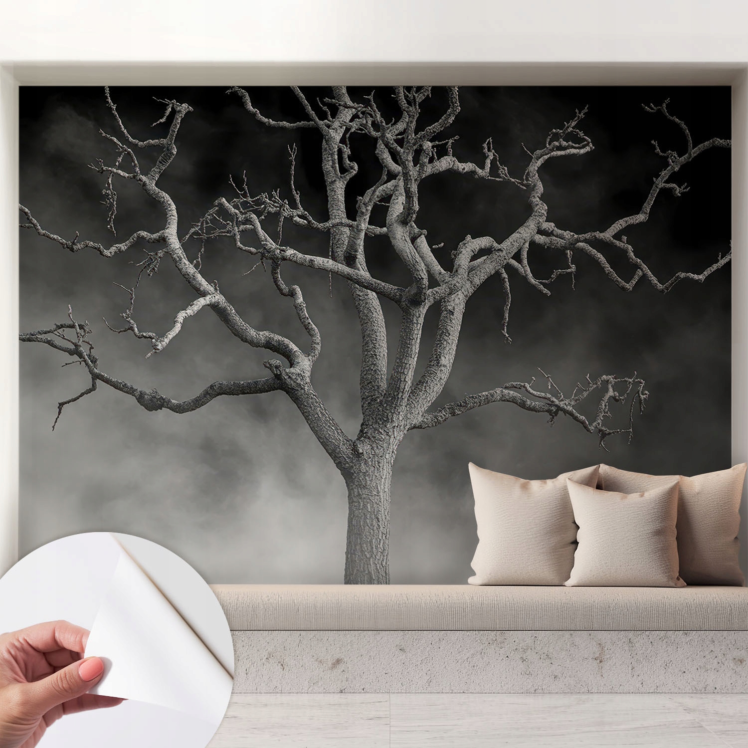 Dekorativní fototapeta Samolepicí dýha Mlžný strom 208 x 146 cm